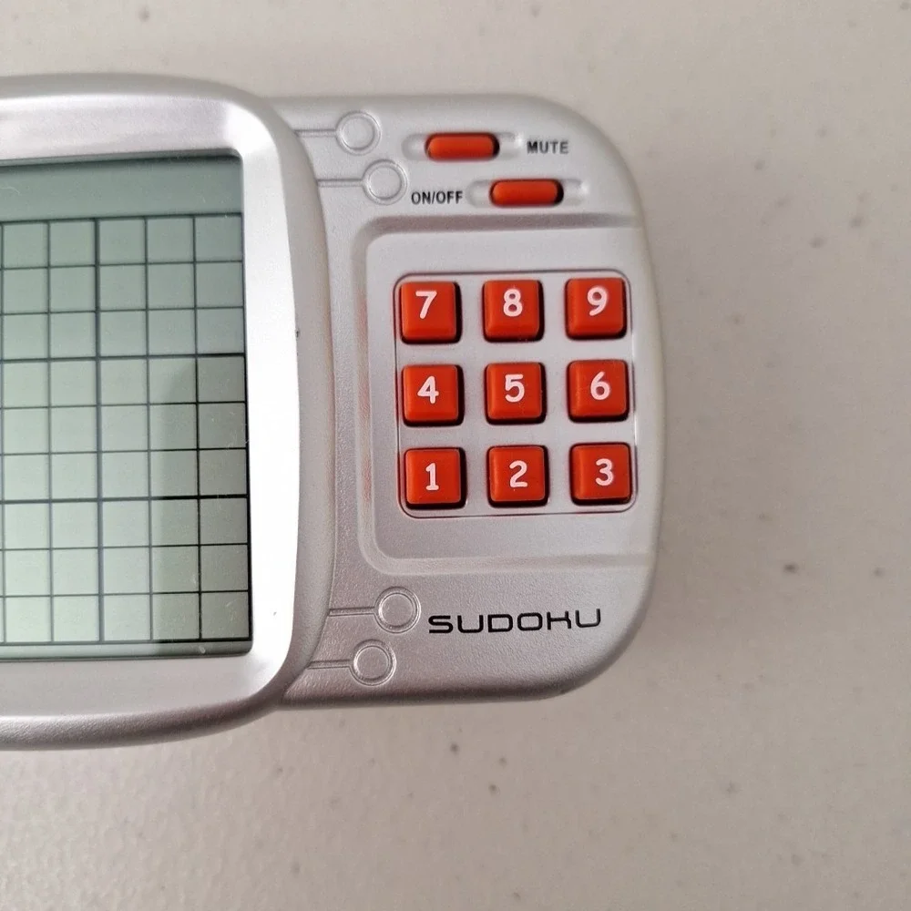 Vintage SUDOKU Electronic Handheld Game w/ Help and Hint Features TESTED